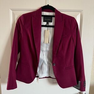 Burgundy Women's Blazer by Banana Republic Factory